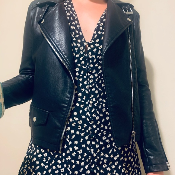 Topshop Jackets & Blazers - Faux Leather Jacket - Topshop